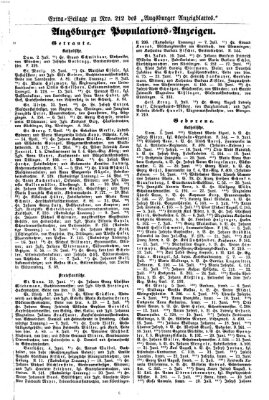 Augsburger Anzeigeblatt Sonntag 4. August 1861