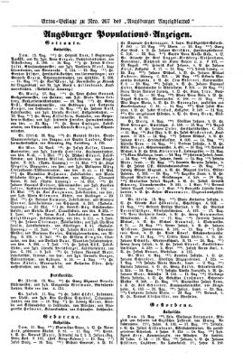 Augsburger Anzeigeblatt Sonntag 29. September 1861