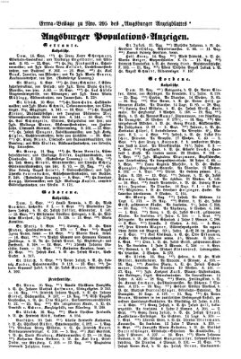 Augsburger Anzeigeblatt Sonntag 27. Oktober 1861