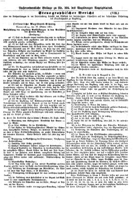 Augsburger Anzeigeblatt Mittwoch 6. November 1861