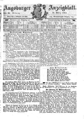 Augsburger Anzeigeblatt Montag 31. März 1862