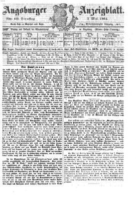 Augsburger Anzeigeblatt Dienstag 3. Mai 1864