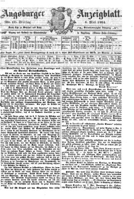 Augsburger Anzeigeblatt Freitag 6. Mai 1864