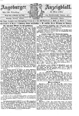 Augsburger Anzeigeblatt Dienstag 10. Mai 1864