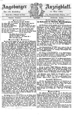 Augsburger Anzeigeblatt Samstag 14. Mai 1864