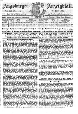 Augsburger Anzeigeblatt Montag 30. Mai 1864