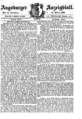 Augsburger Anzeigeblatt Samstag 24. März 1866