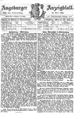 Augsburger Anzeigeblatt Donnerstag 24. Mai 1866