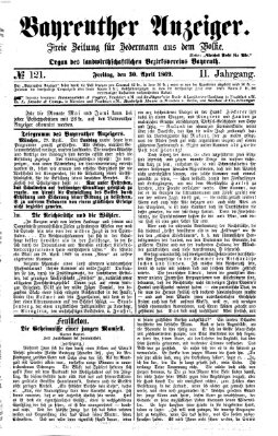 Bayreuther Anzeiger Freitag 30. April 1869