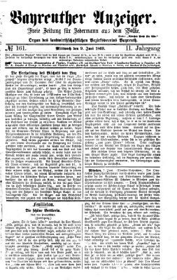 Bayreuther Anzeiger Mittwoch 9. Juni 1869