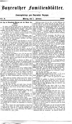 Bayreuther Anzeiger Montag 1. Februar 1869