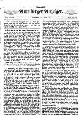 Nürnberger Anzeiger Samstag 26. Oktober 1861