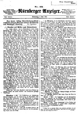 Nürnberger Anzeiger Sonntag 4. Mai 1862