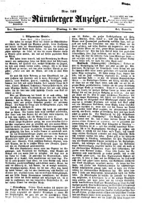 Nürnberger Anzeiger Dienstag 20. Mai 1862