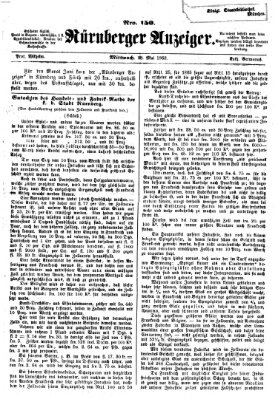 Nürnberger Anzeiger Mittwoch 28. Mai 1862