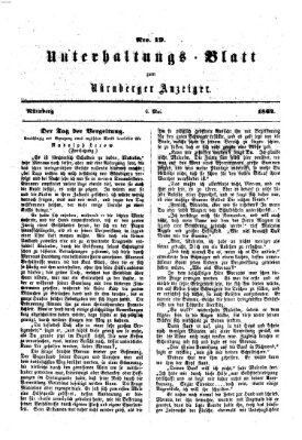 Nürnberger Anzeiger Dienstag 6. Mai 1862