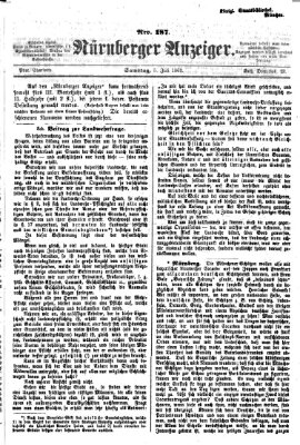 Nürnberger Anzeiger Samstag 5. Juli 1862