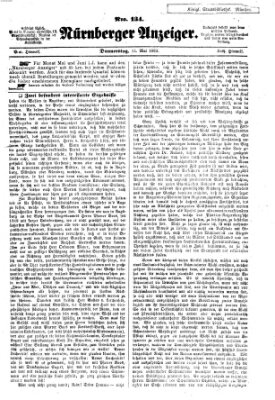 Nürnberger Anzeiger Donnerstag 14. Mai 1863