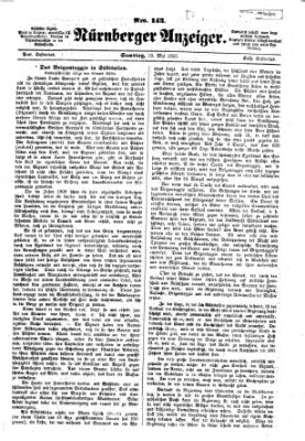 Nürnberger Anzeiger Samstag 23. Mai 1863