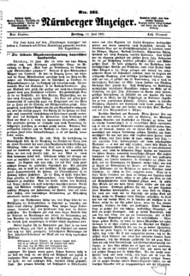 Nürnberger Anzeiger Freitag 12. Juni 1863