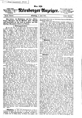 Nürnberger Anzeiger Dienstag 23. Juni 1863