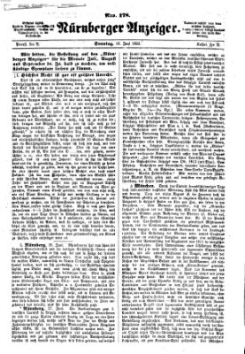 Nürnberger Anzeiger Sonntag 28. Juni 1863