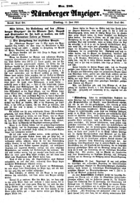 Nürnberger Anzeiger Dienstag 30. Juni 1863