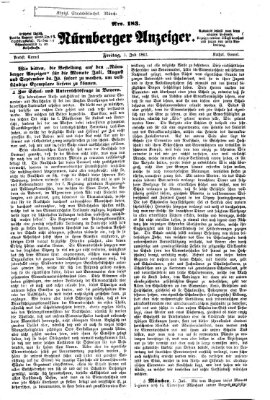 Nürnberger Anzeiger Freitag 3. Juli 1863