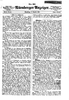 Nürnberger Anzeiger Samstag 19. Dezember 1863