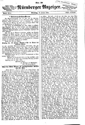 Nürnberger Anzeiger Montag 18. Januar 1864