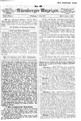 Nürnberger Anzeiger Dienstag 8. März 1864