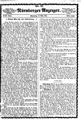 Nürnberger Anzeiger Samstag 19. März 1864