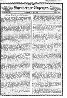 Nürnberger Anzeiger Sonntag 20. März 1864