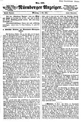 Nürnberger Anzeiger Montag 2. Mai 1864