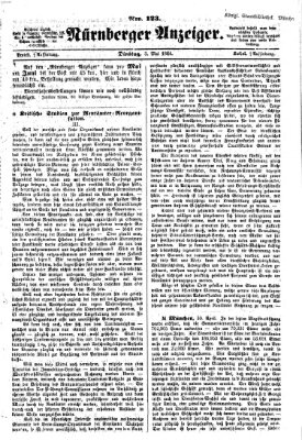 Nürnberger Anzeiger Dienstag 3. Mai 1864