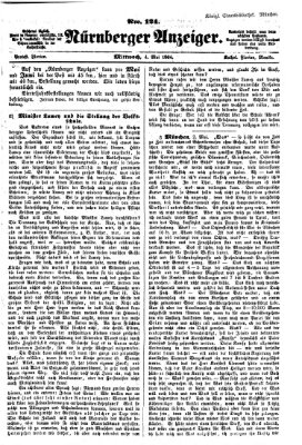 Nürnberger Anzeiger Mittwoch 4. Mai 1864