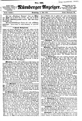 Nürnberger Anzeiger Samstag 14. Mai 1864