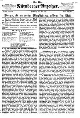 Nürnberger Anzeiger Sonntag 15. Mai 1864