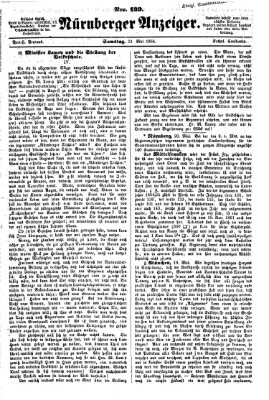 Nürnberger Anzeiger Samstag 21. Mai 1864