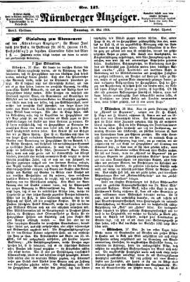 Nürnberger Anzeiger Sonntag 29. Mai 1864