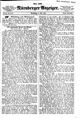 Nürnberger Anzeiger Dienstag 31. Mai 1864