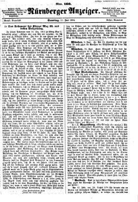 Nürnberger Anzeiger Samstag 11. Juni 1864