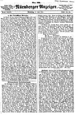 Nürnberger Anzeiger Sonntag 12. Juni 1864