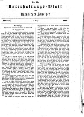 Nürnberger Anzeiger Samstag 5. März 1864