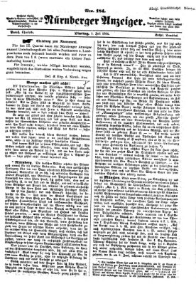 Nürnberger Anzeiger Dienstag 5. Juli 1864