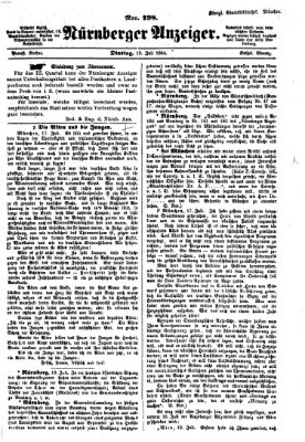 Nürnberger Anzeiger Dienstag 19. Juli 1864