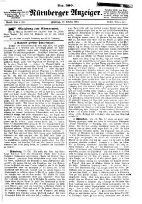 Nürnberger Anzeiger Freitag 28. Oktober 1864