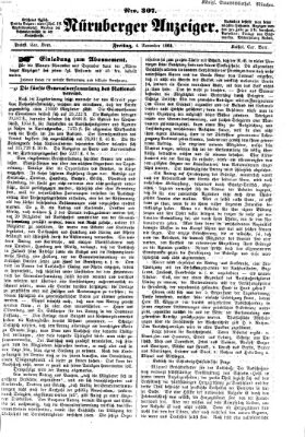 Nürnberger Anzeiger Freitag 4. November 1864