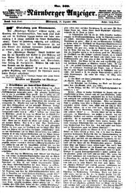 Nürnberger Anzeiger Mittwoch 28. Dezember 1864