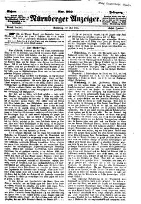 Nürnberger Anzeiger Sonntag 30. Juli 1865